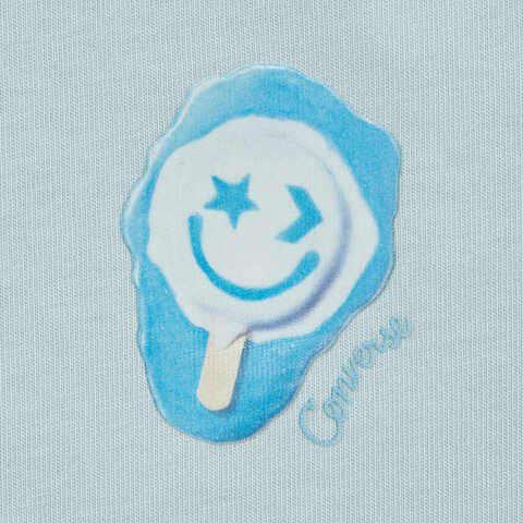 converse匡威2025女子女子-针织无领短T-蓝针织无领短T10028733-A01