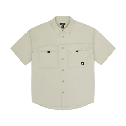 converse匡威2025男子男子-短袖衬衫-绿短袖衬衫10028348-A01