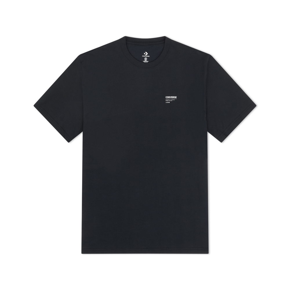 converse匡威2025男子男子-针织无领短T-黑针织无领短T10027332-A02