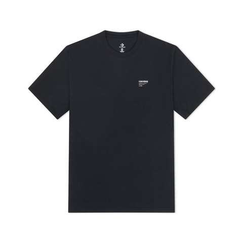 converse匡威2025男子男子-针织无领短T-黑针织无领短T10027332-A02