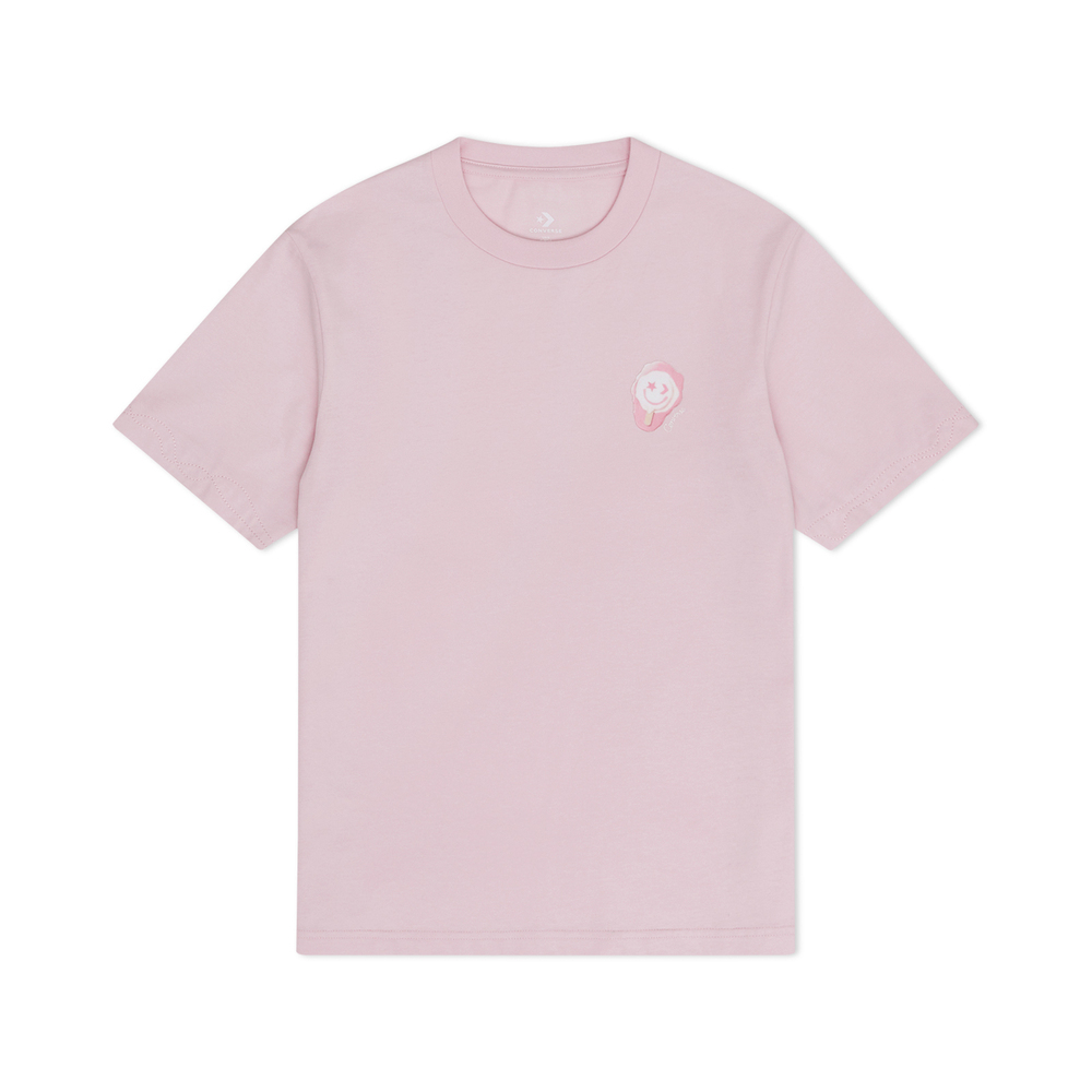 converse匡威2025女子女子-针织无领短T-粉针织无领短T10028733-A02