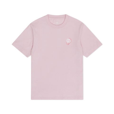 converse匡威2025女子女子-针织无领短T-粉针织无领短T10028733-A02