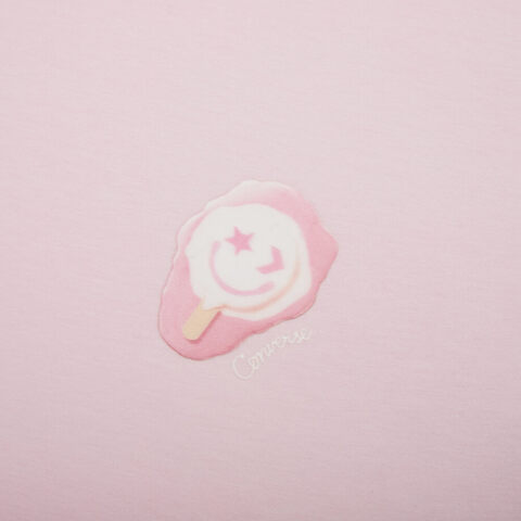 converse匡威2025女子女子-针织无领短T-粉针织无领短T10028733-A02