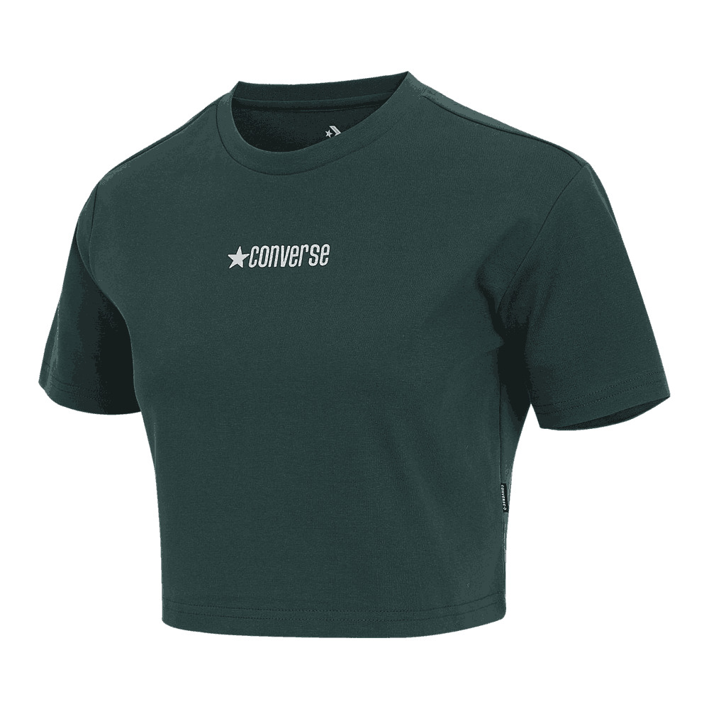 converse匡威2025女子女子-针织无领短T-绿针织无领短TWCH607-EIE