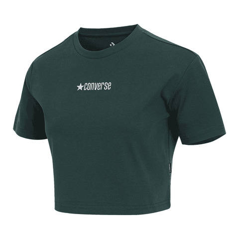 converse匡威2025女子女子-针织无领短T-绿针织无领短TWCH607-EIE