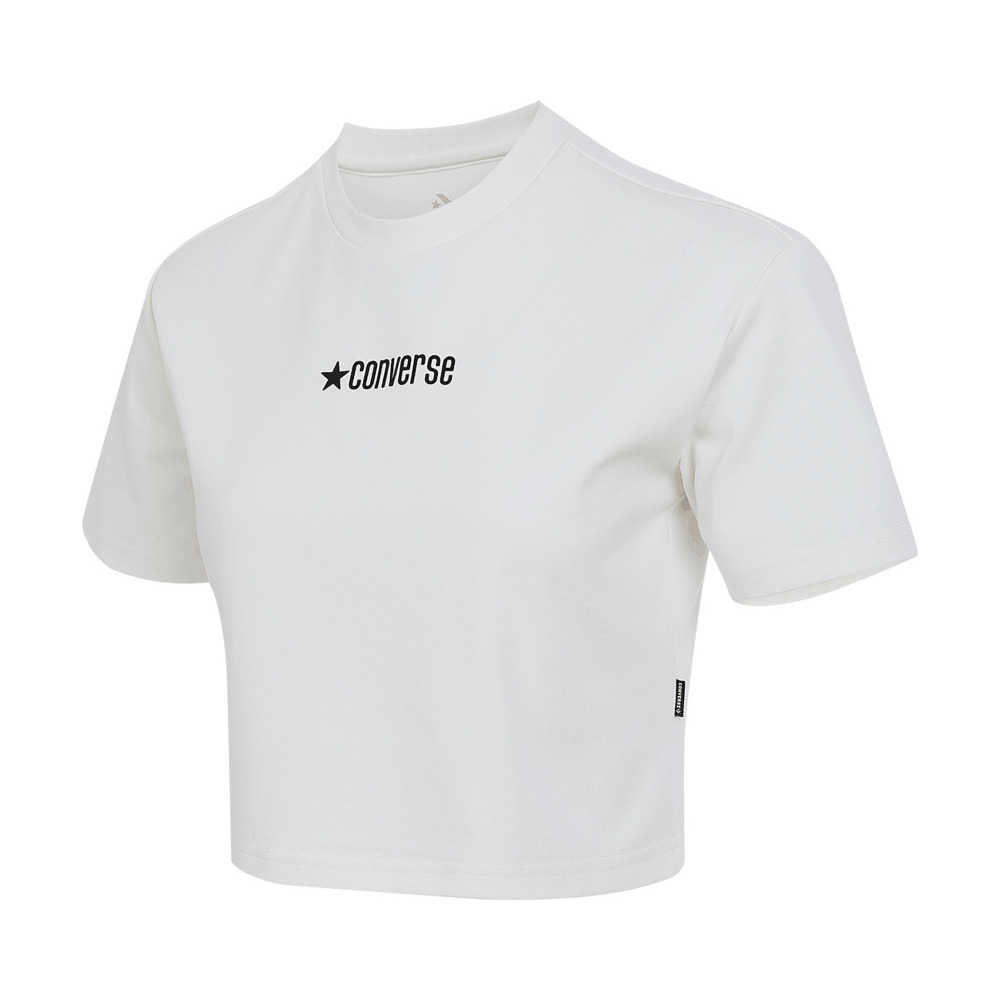 converse匡威2025女子女子-针织无领短T-白针织无领短TWCH607-W2Y