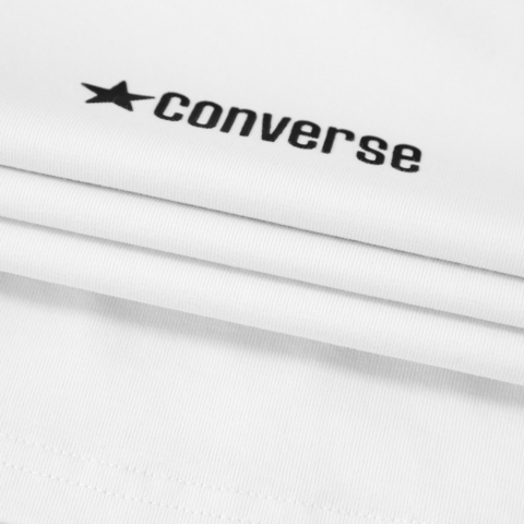 converse匡威2025女子女子-针织无领短T-白针织无领短TWCH607-W2Y