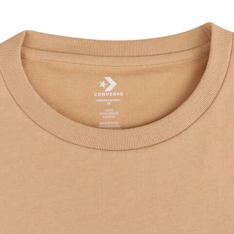 converse匡威2025中性中性-针织无领短T-棕针织无领短T10027239-A09