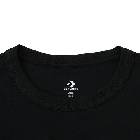 converse匡威2025男子男子-针织无领短T-黑针织无领短TMCH600-023