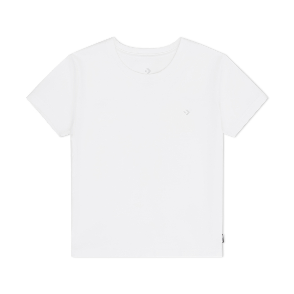 converse匡威2025女子女子-针织无领短T-白针织无领短T10028335-A03