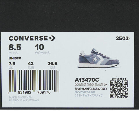 converse匡威2025男子男子-低帮系带-灰Chuck Taylor SEASONALA13470C