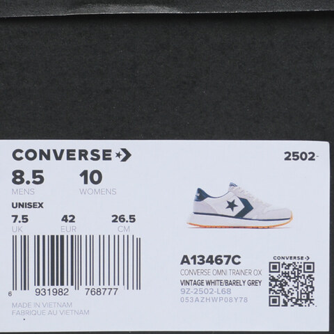 converse匡威2025男子男子-低帮系带-灰Chuck Taylor SEASONALA13467C