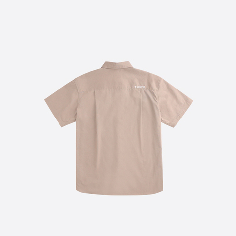 converse匡威2025男子男子-短袖衬衫-棕短袖衬衫MCH601-X9V