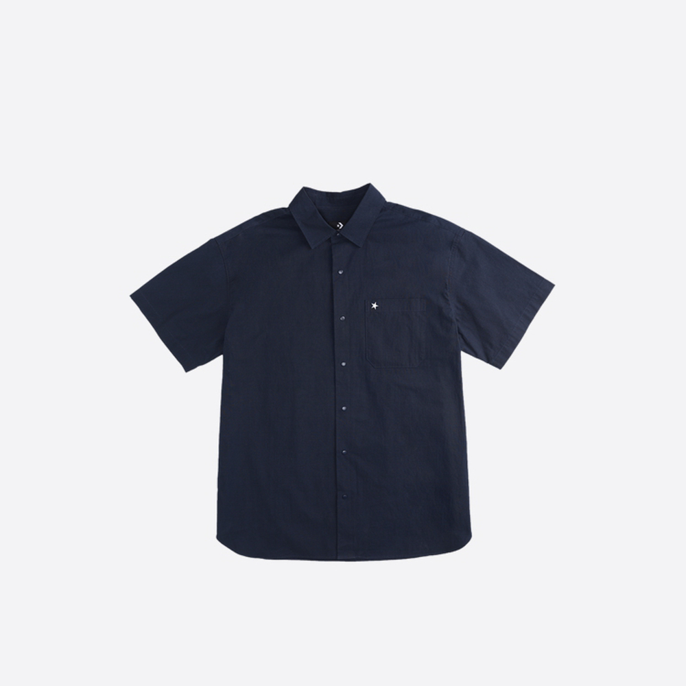 converse匡威2025男子男子-短袖衬衫-蓝短袖衬衫MCH601-695
