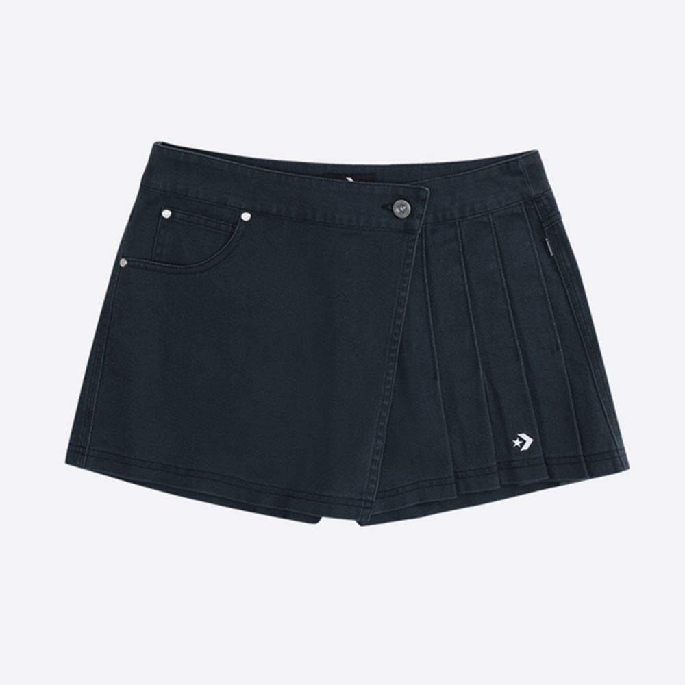 converse匡威2025女子女子-梭织短裙-黑梭织短裙WCH877-023