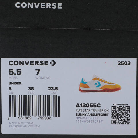 converse匡威2025女子女子-低帮系带-黄Chuck Taylor SEASONALA13055C