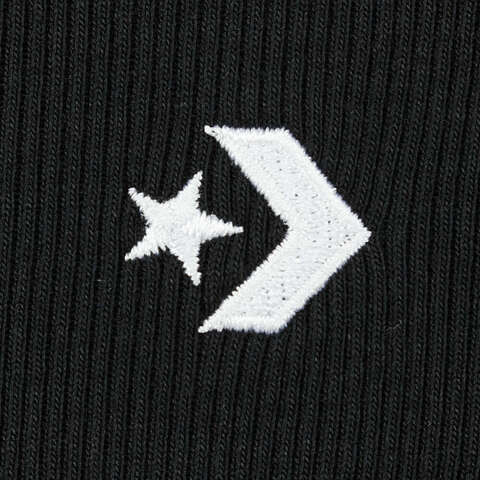 converse匡威2025女子女子-针织无领短T-黑针织无领短TWCH663-023