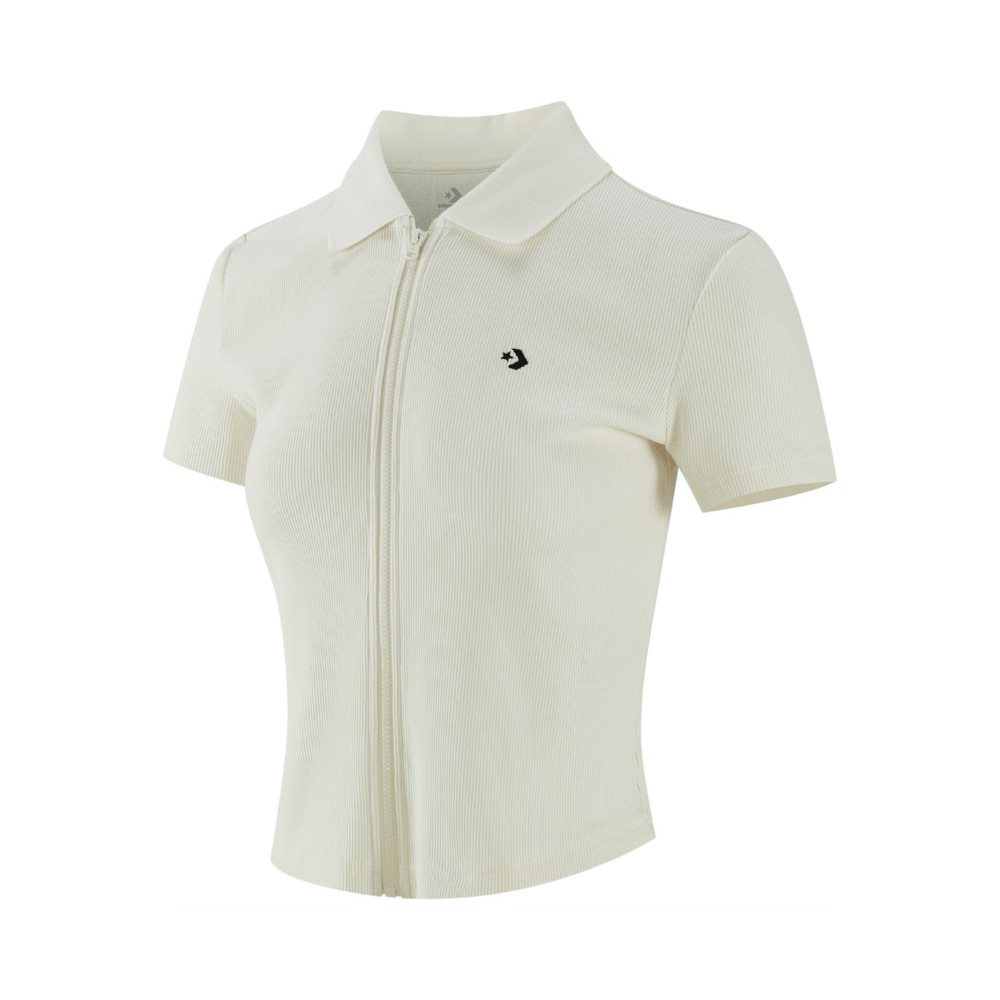 converse匡威2025女子女子-针织有领短T-白针织有领短TWCH669-W2Y