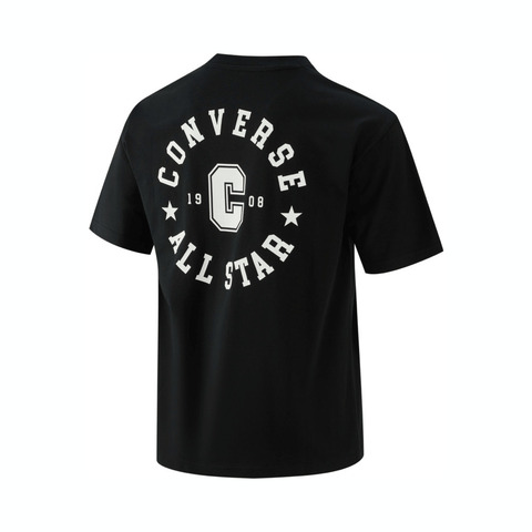 converse匡威2025男子男子-针织无领短T-黑针织无领短TMCH691-023