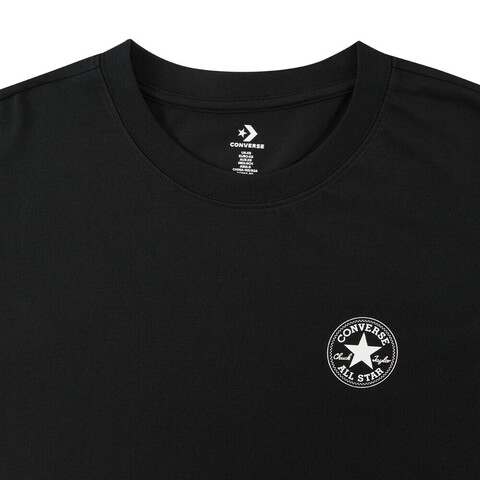 converse匡威2025男子男子-针织无领短T-黑针织无领短TMCH691-023