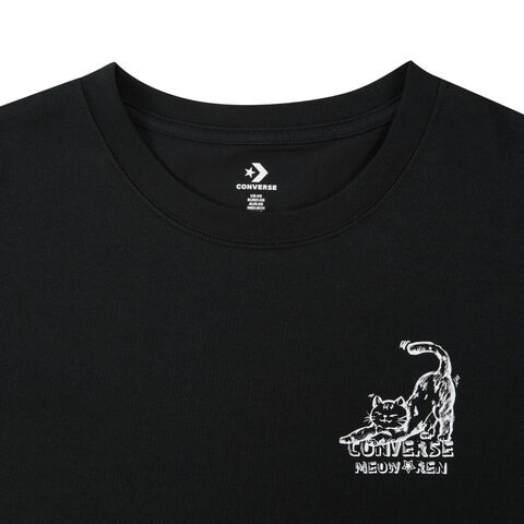 converse匡威2025男子男子-针织无领短T-黑针织无领短TMCH619-023