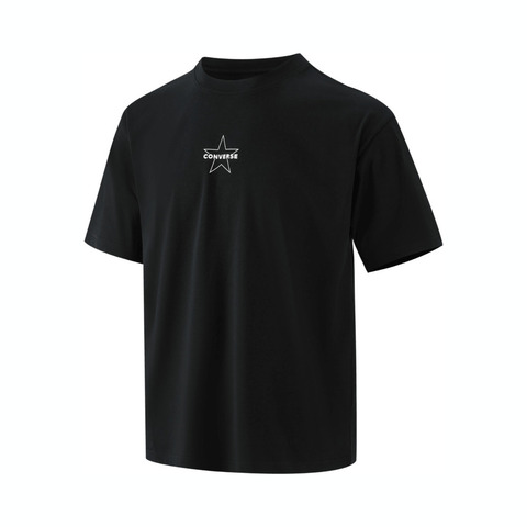 converse匡威2025男子男子-针织无领短T-黑针织无领短TMCH623-023