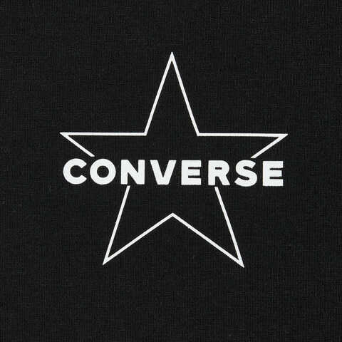 converse匡威2025男子男子-针织无领短T-黑针织无领短TMCH623-023