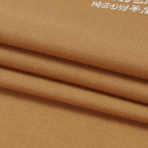 converse匡威2025男子男子-针织无领短T-棕针织无领短TMCH619-J7D