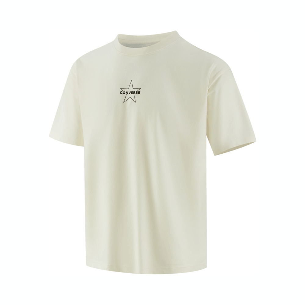 converse匡威2025男子男子-针织无领短T-白针织无领短TMCH623-W2Y