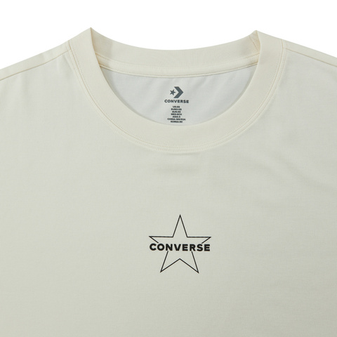 converse匡威2025男子男子-针织无领短T-白针织无领短TMCH623-W2Y