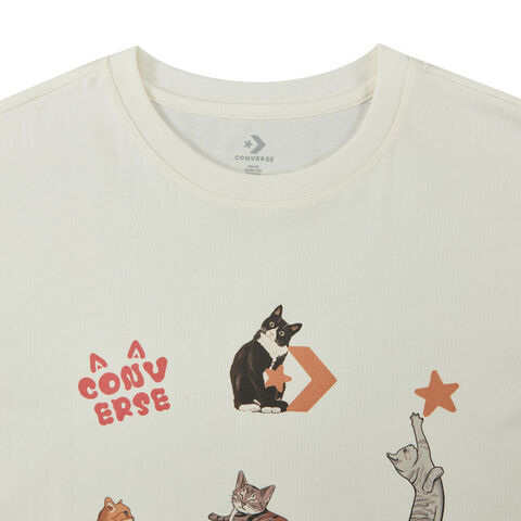 converse匡威2025女子女子-针织无领短T-白针织无领短TWCH662-W2Y