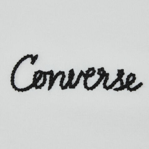 converse匡威2025女子女子-针织无领短T-白针织无领短TWCH664-001