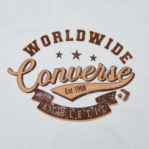 converse匡威2025女子女子-针织无领短T-白针织无领短TWCH710-001