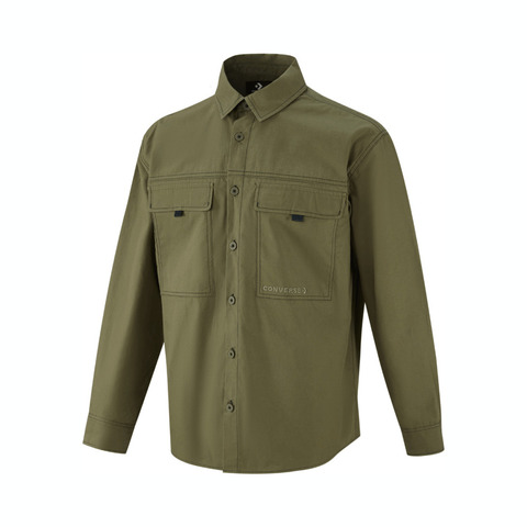 converse匡威2025男子男子-梭织长袖衬衫-绿梭织长袖衬衫MCH629-EC6