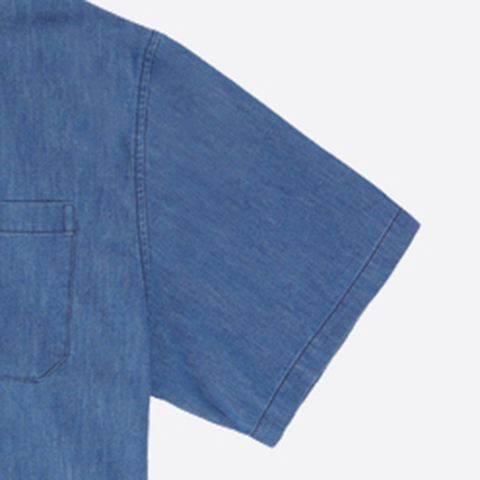 converse匡威2025男子男子-梭织有领短T-蓝梭织有领短TMCH628-UHA