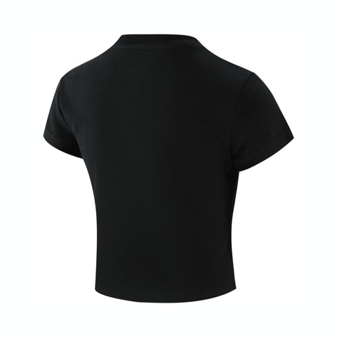 converse匡威2025女子女子-针织无领短T-黑针织无领短TWCH712-023