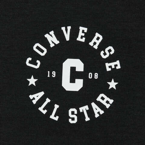 converse匡威2025女子女子-针织无领短T-黑针织无领短TWCH712-023