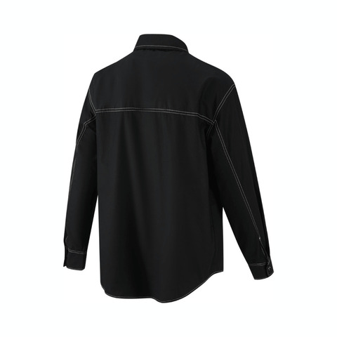 converse匡威2025男子男子-梭织长袖衬衫-黑梭织长袖衬衫MCH629-023