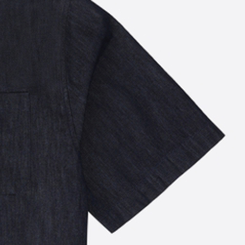 converse匡威2025男子男子-梭织有领短T-蓝梭织有领短TMCH628-UHD