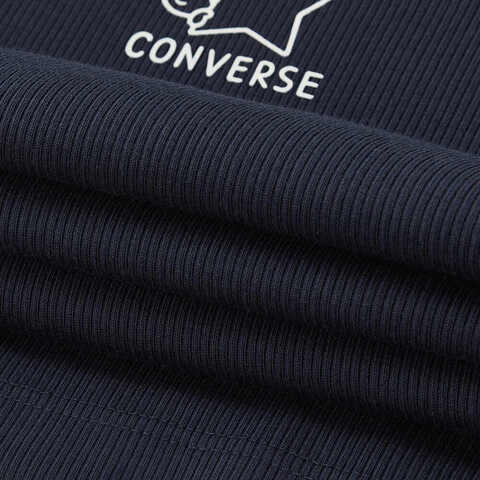 converse匡威2025女子女子-针织无领短T-蓝针织无领短TWCH893-695