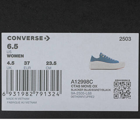 converse匡威2025女子女子-低帮系带-蓝Chuck Taylor SEASONALA12998C