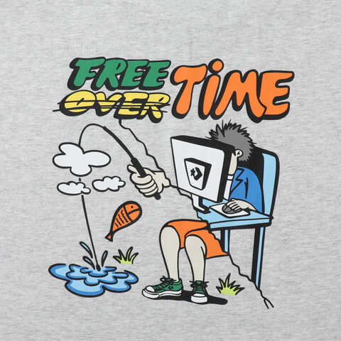 converse匡威2025男子男子-短袖T恤-灰针织无领短TMCJ643-GGN