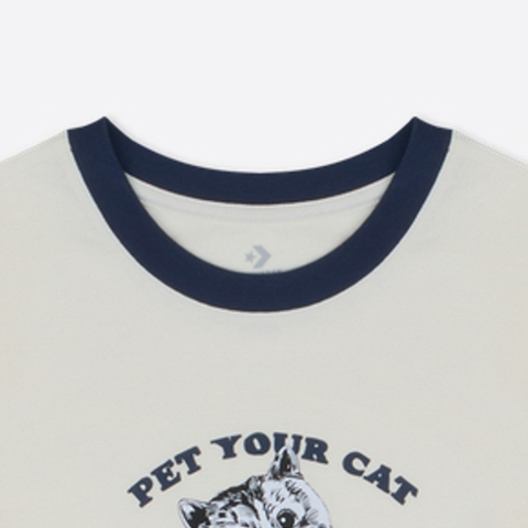 converse匡威2025女子女子-短袖T恤-棕针织无领短TWCJ653-W2Y