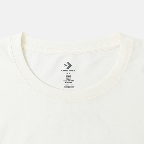 converse匡威2025男子男子-短袖T恤-米针织无领短TMCJ645-W2Y