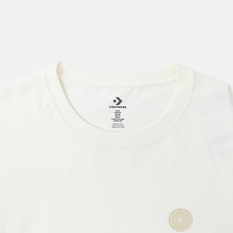 converse匡威2025男子男子-短袖T恤-米针织无领短TMCJ644-W2Y