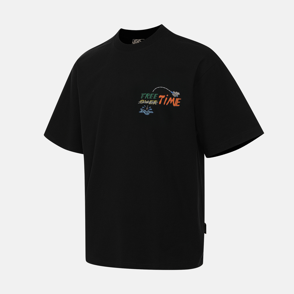 converse匡威2025男子男子-短袖T恤-黑针织无领短TMCJ643-023