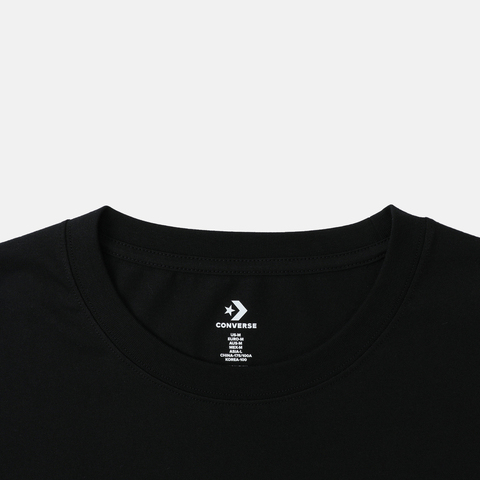 converse匡威2025男子男子-短袖T恤-黑针织无领短TMCJ643-023