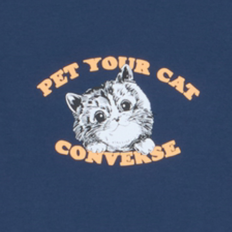 converse匡威2025女子女子-短袖T恤-蓝针织无领短TWCJ653-BFK