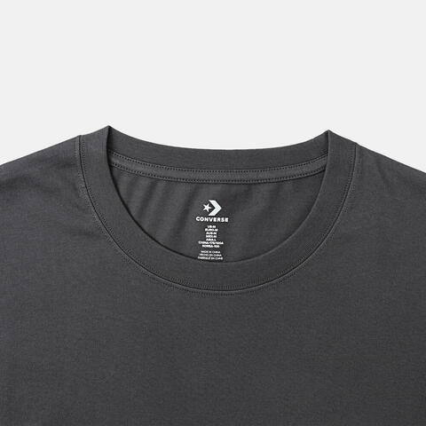 converse匡威2025男子男子-短袖T恤-黑针织无领短TMCJ646-GDA