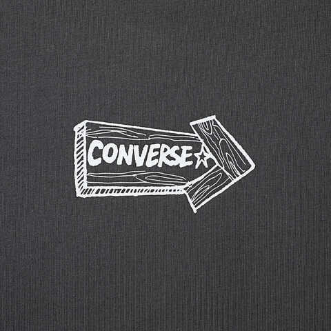 converse匡威2025男子男子-短袖T恤-黑针织无领短TMCJ646-GDA